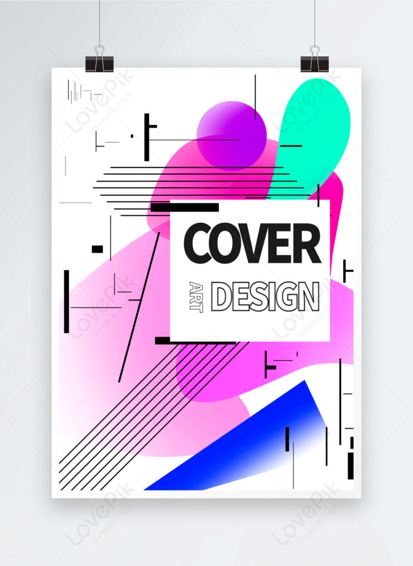 Abstract Modern Cover Art Poster Template, abstract poster, cover poster, abstract modern cover art poster Photo