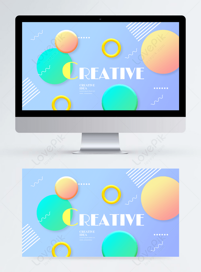 Creative web ui color home ui template image_picture free download ...