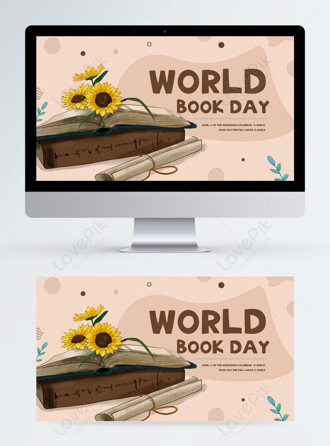 Simple world reading day poster template image_picture free download ...