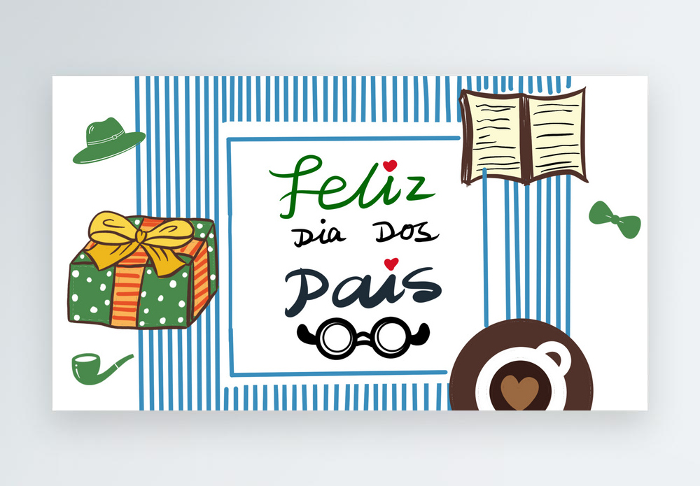 Brazil Fathers Day Brazil Father Banner Images, HD Pictures For Free