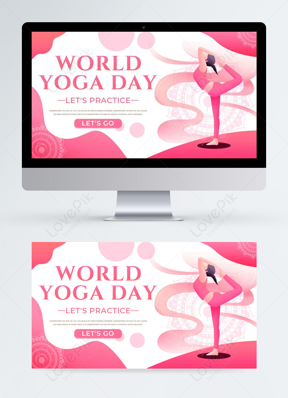template poster yoga
