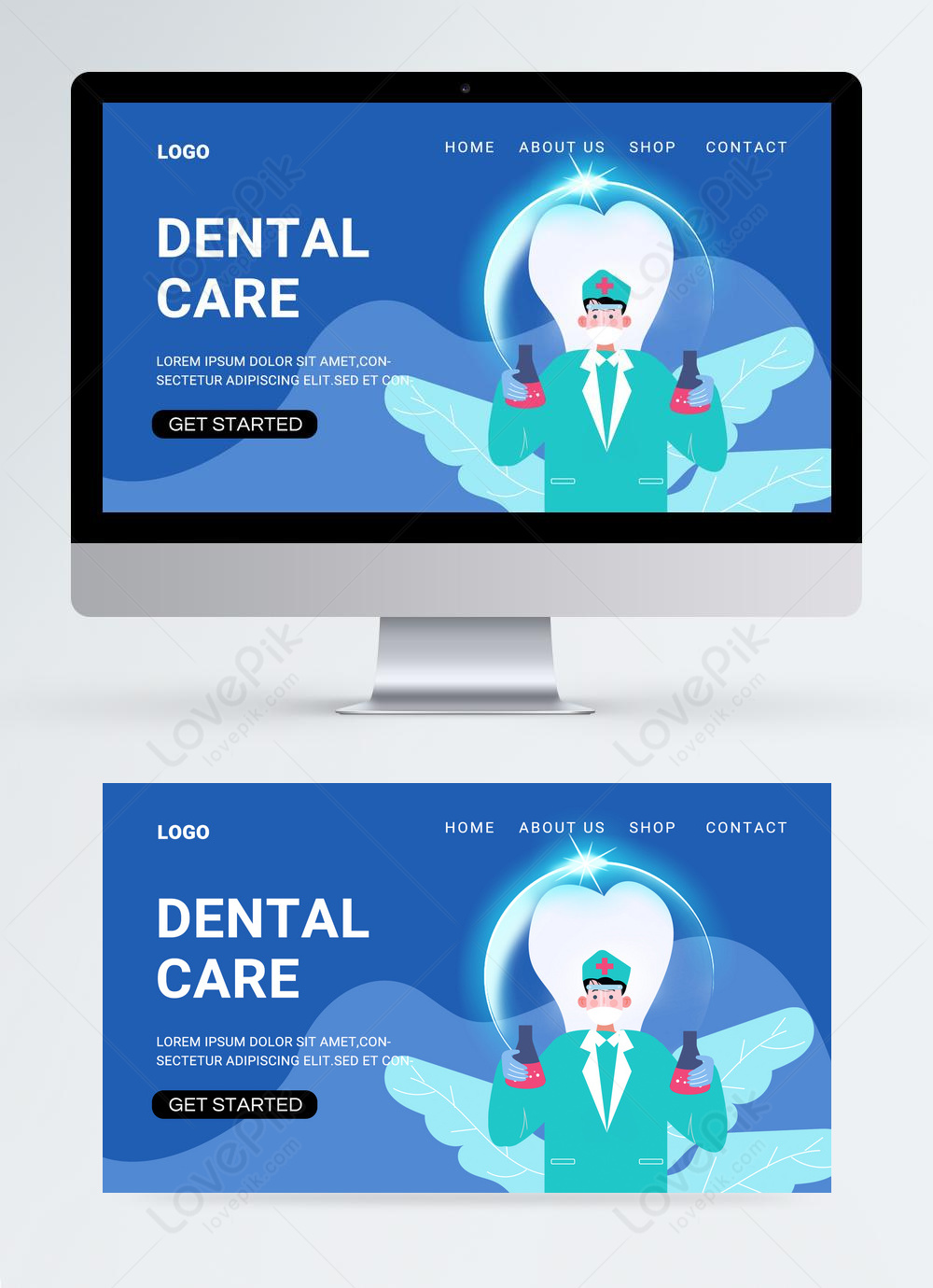 dental-protection-and-health-care-publicity-landing-page-ui-template