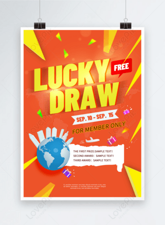 Lucky Draw Poster Images - Free Download on Freepik