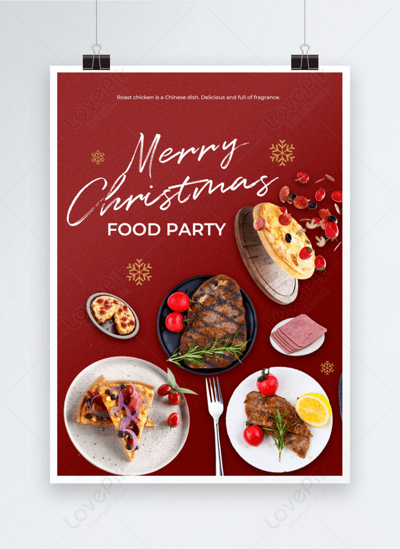 christmas-party-food-red-poster-template-template-image-picture-free-download-468641584-lovepik