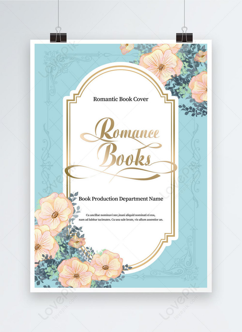 Floral book cover flower template image_picture free download 469014929 ...