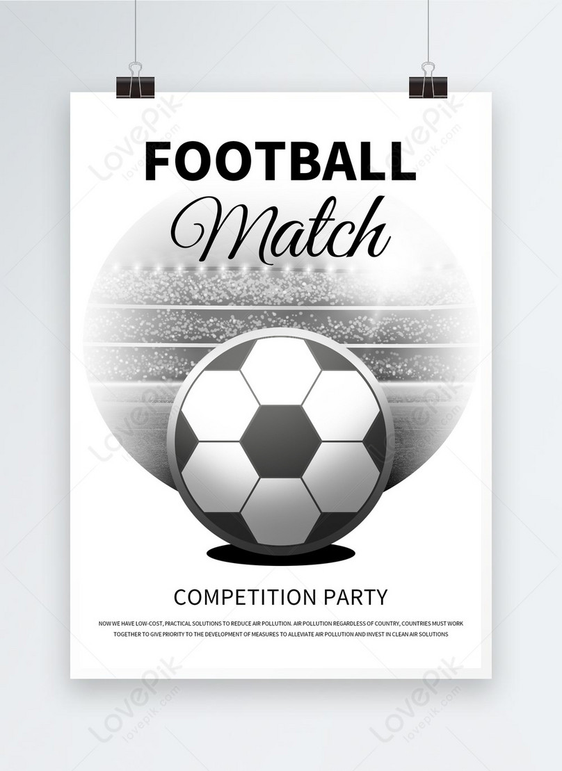 Manifesto Del Partito Del Gioco Di Calcio PSD Immagine Gratis, Modelli  download su Lovepik