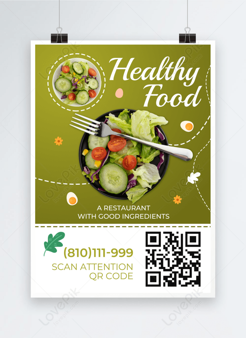 Salad green poster template image_picture free download 466474702 ...