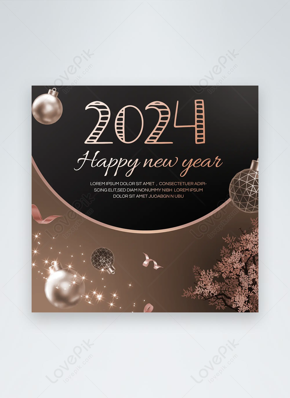 Decoration Ball Star Light Plant Leaves Streamers 2024 New Year Holiday   Lovepik Decoration Ball Star Light Plant Leaves Streamers 2024 New Year Holiday Image 13248427 Detail 