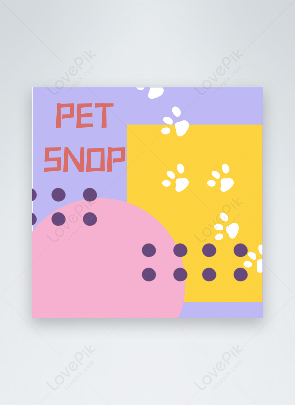 Animal footprints dog paw prints template image_picture free download ...