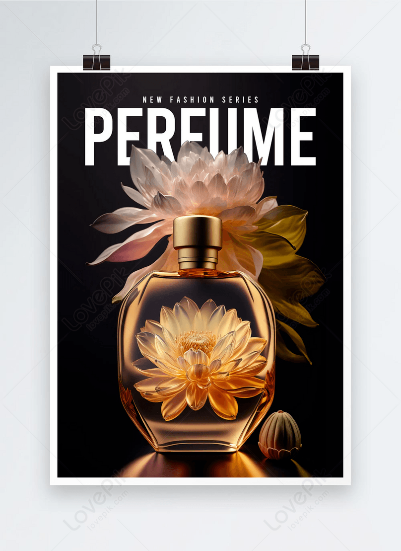 Flower blooming womens perfume fragrance bottle photography promotional ...