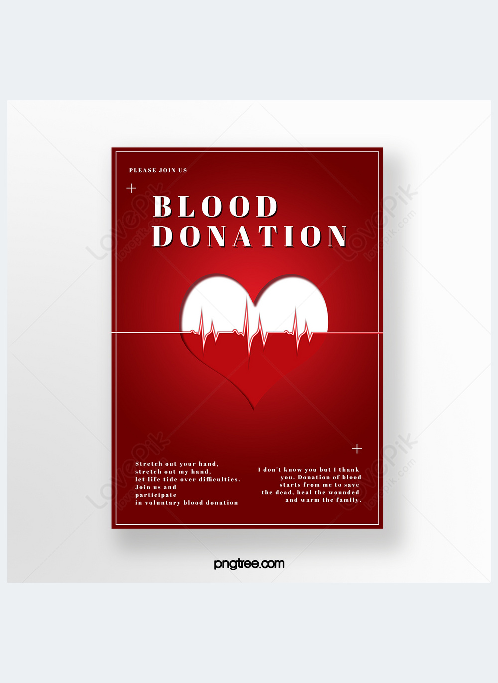 Poster on blood donation – India NCC