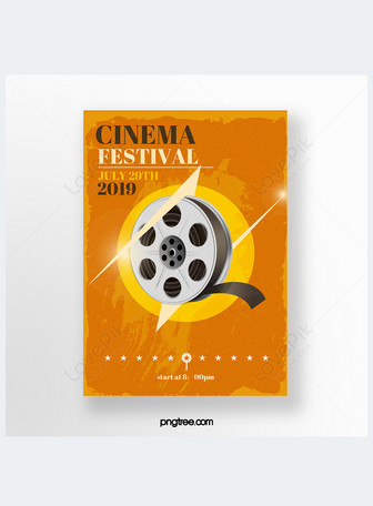 Film Festival Black Gold Film Recording Board Light Effect Poster  Background Wallpaper Image For Free Download - Pngtree