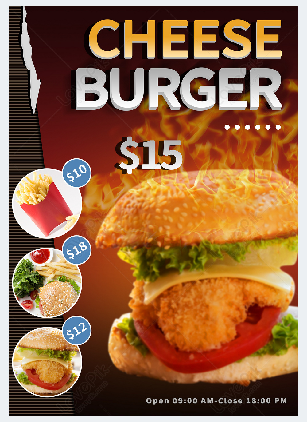 Burger Restaurant Flyer Templates Available Template Imagepicture Free Download 466849635 0961