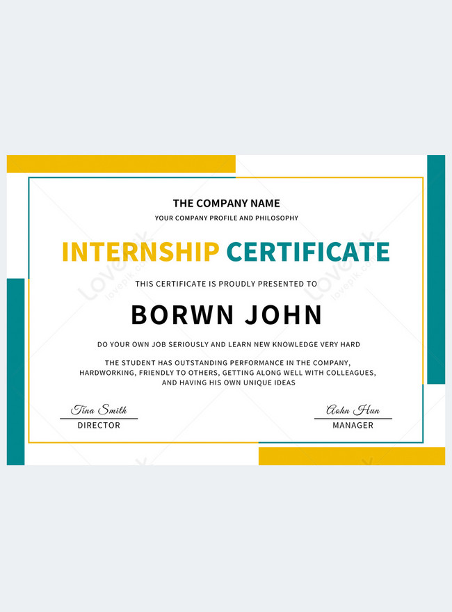 Internship certificate geometry creativity certificate template image ...