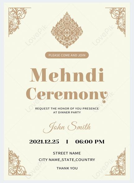 Mehendi invite | Hindu wedding invitation cards, Indian wedding invitation  cards, Digital invitations wedding