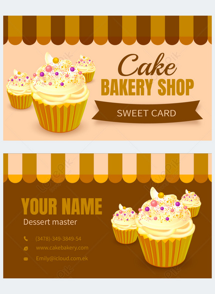 Bakery Business Card - 22+ Examples, Illustrator, Word, Pages, Photoshop,  Publisher