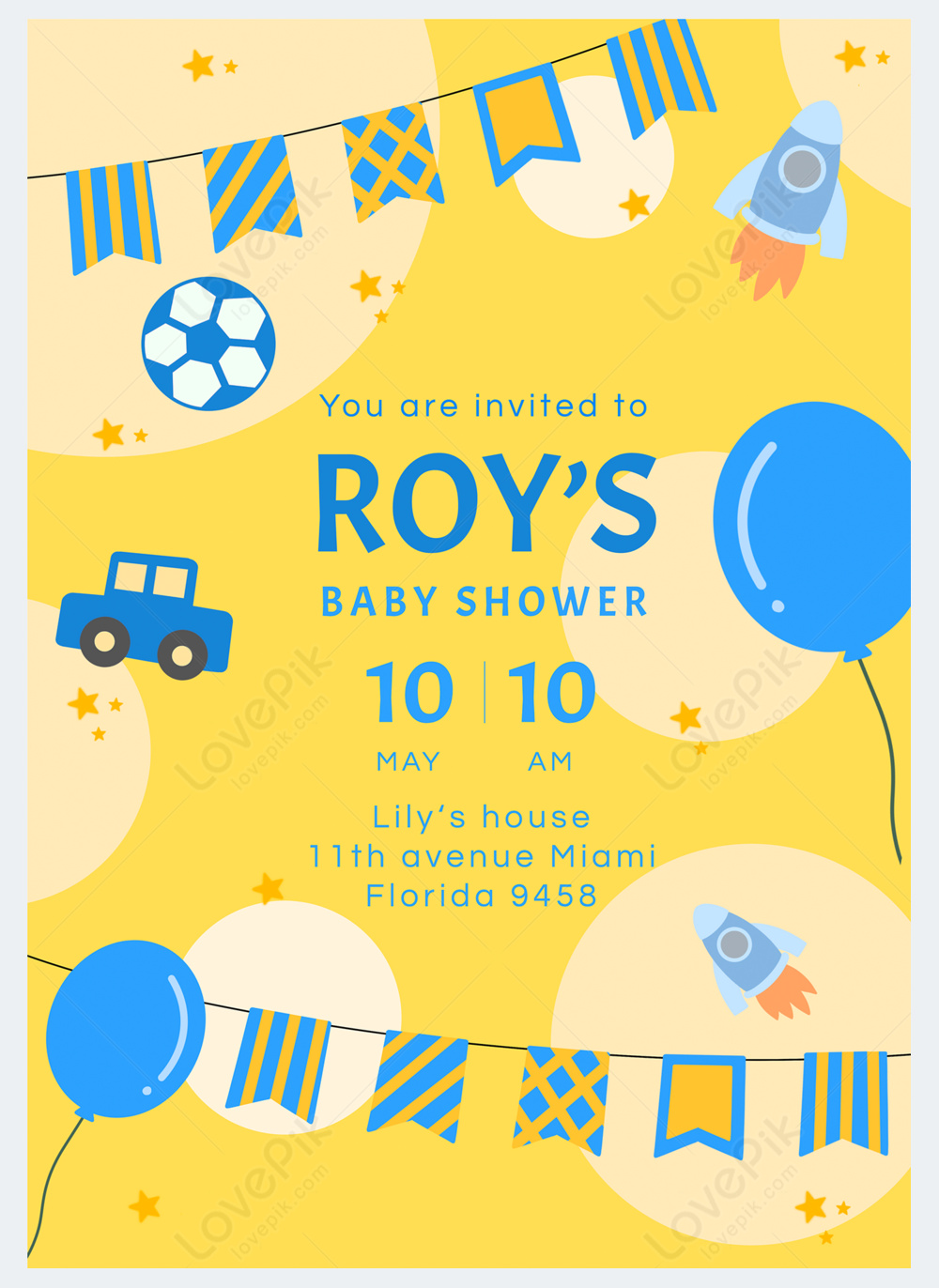 Baby boy christening invitation template image_picture free download ...