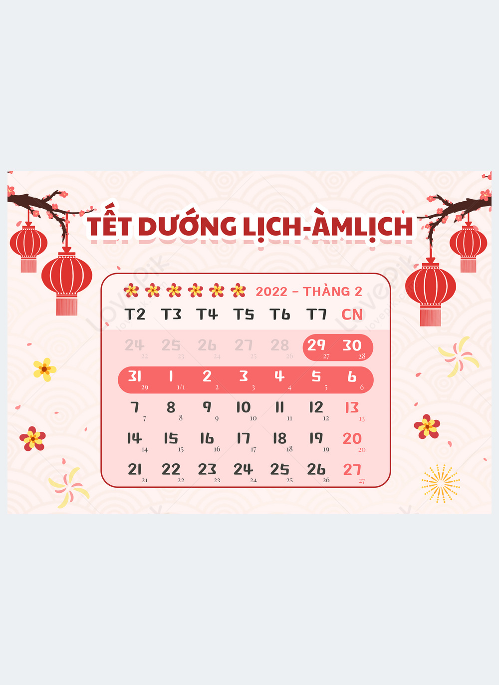 Tet Holiday 2025 Vietnam Calendar 