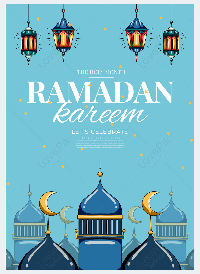 Ramadan kareem di islamico Festival design con islamico