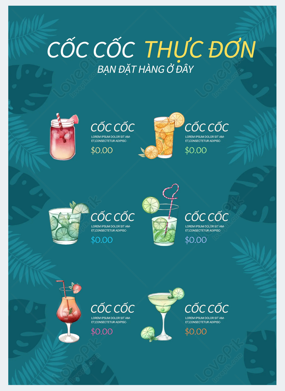 vietnamese-cocktail-menu-blue-template-image-picture-free-download