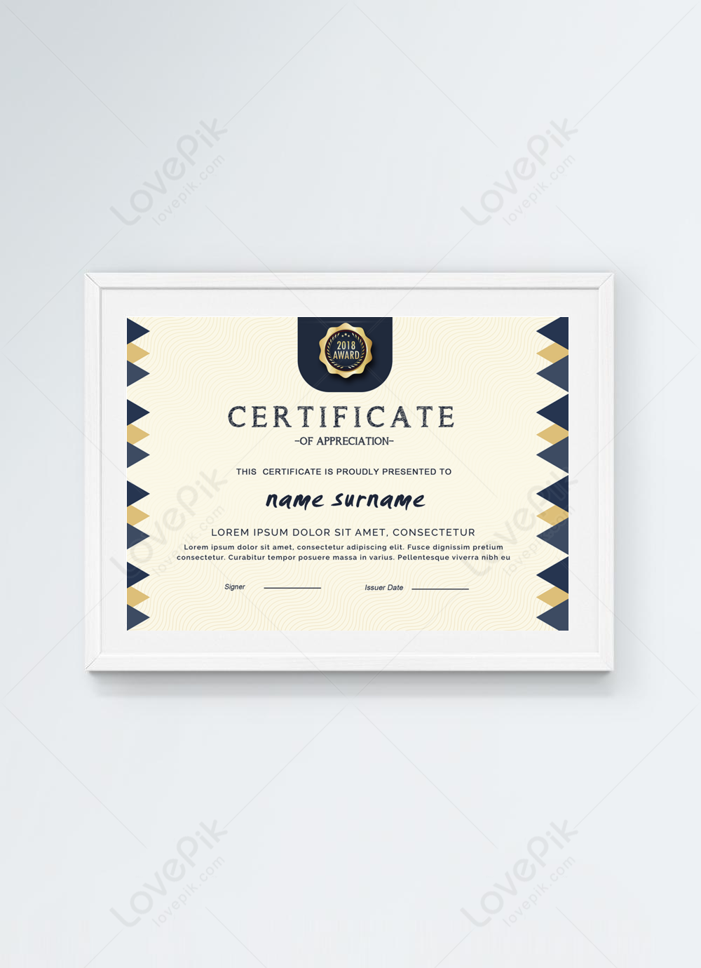 Fashion certificate template image_picture free download 463662151 ...