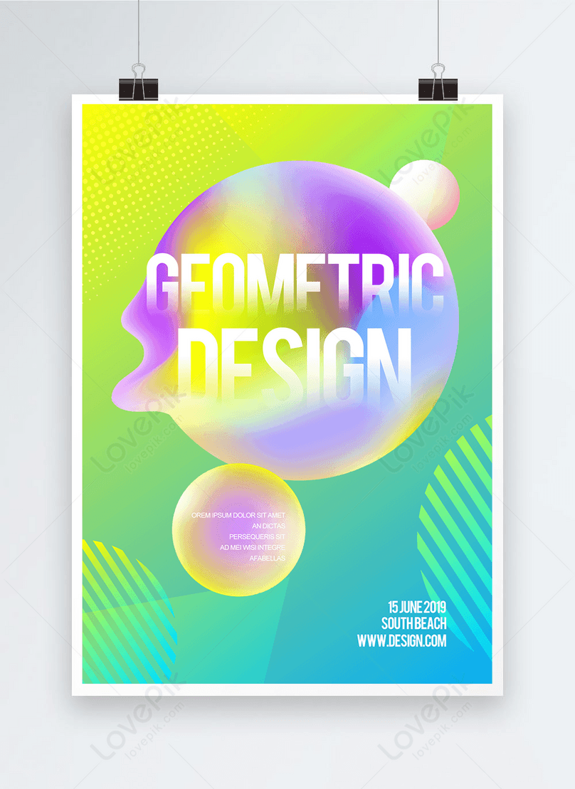 Geometric Creative Modern Fashion Block Poster Template Download on Pngtree