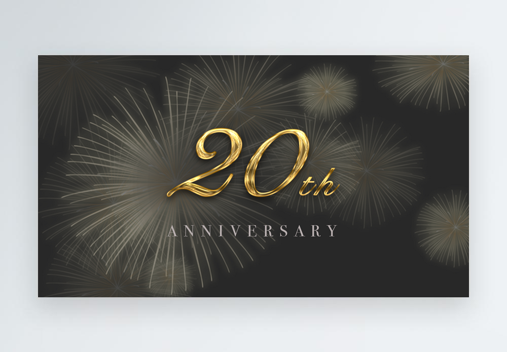 Баннер 20. Юбилей компании баннер. 10 Th Anniversary banner Design.