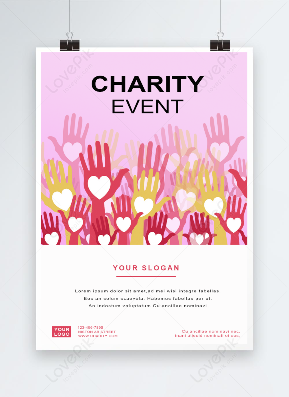 Charity event poster template image_picture free download Inside Charity Event Flyer Template