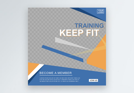 health training activities sns, fitness, lose weight, healthy template