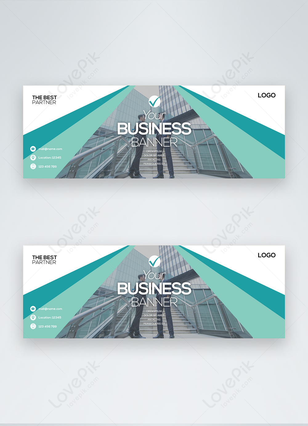 Fashion simple business cooperation team web banner template image ...