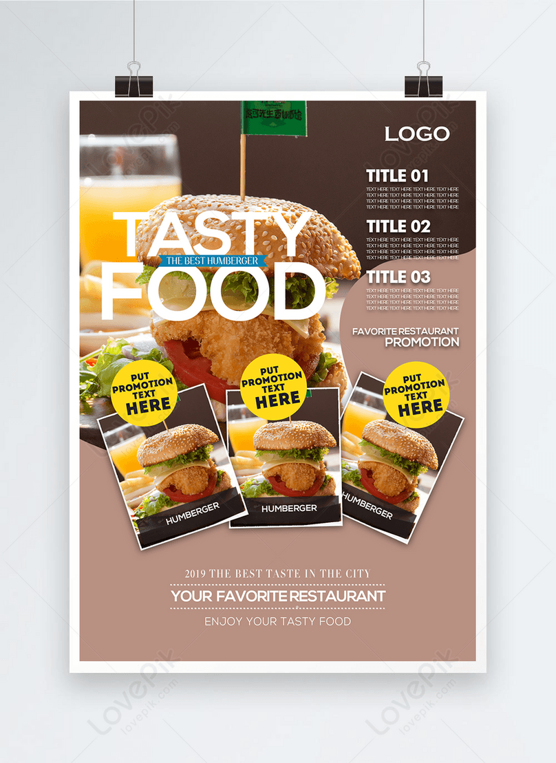 Fashion Simple Restaurant Food Promotion Promotion Flyer Poster Template Image Picture Free Download Lovepik Com