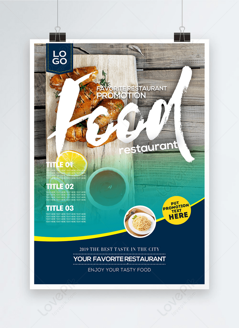 Modern Stylish Simple Restaurant Promotion Flyer Poster Template Image Picture Free Download Lovepik Com