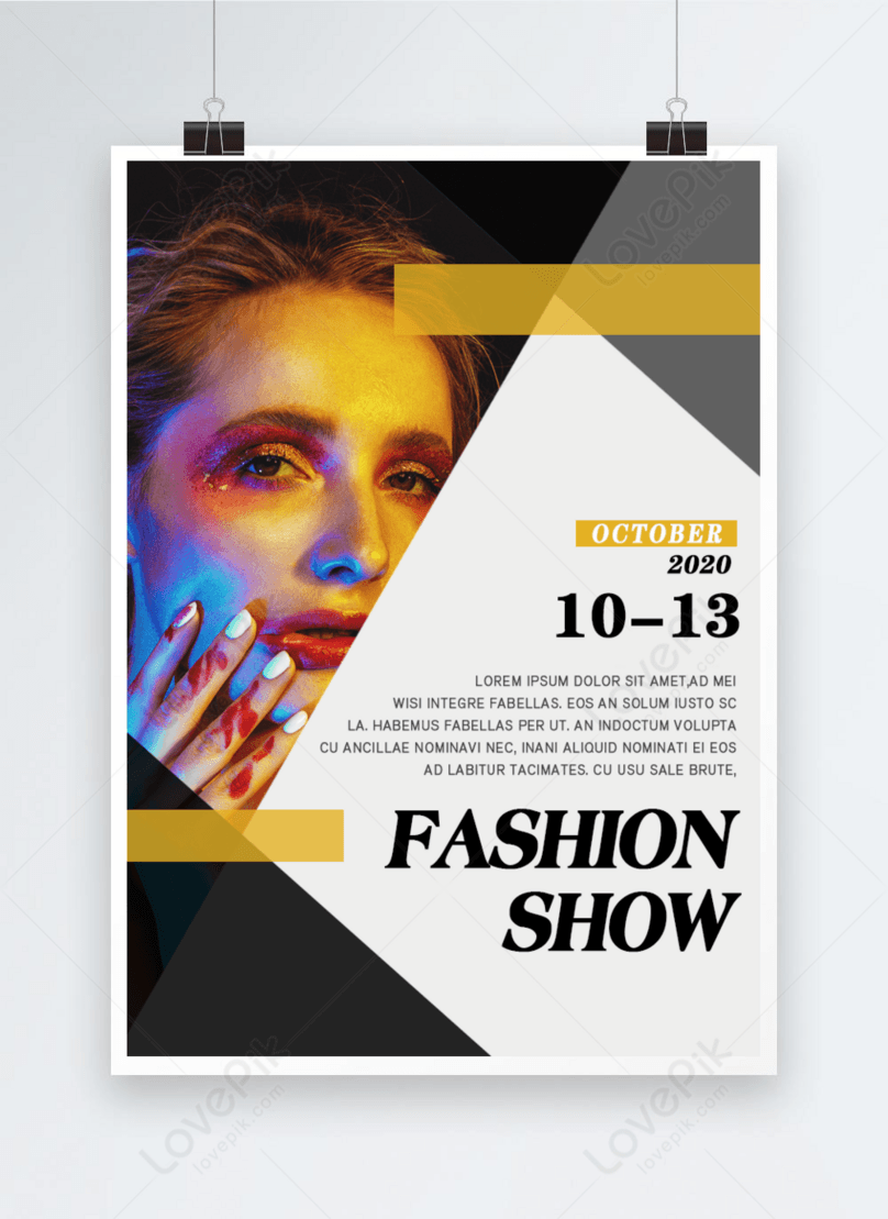 Creative fashion fashion poster template image_picture free download ...