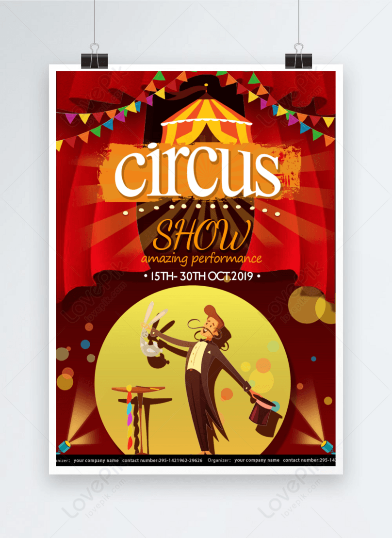 Circus Poster Template Free Download from img.lovepik.com
