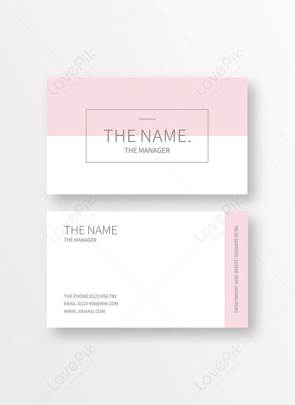 Horizontal Business Card Template from img.lovepik.com