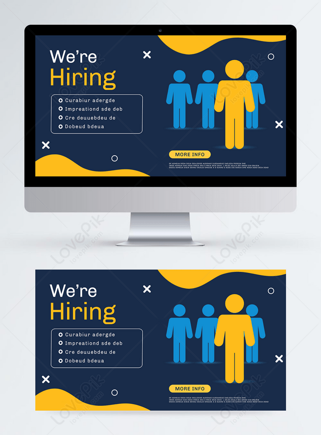 Vector Business Recruitment Banner Template, recruitment banner banner design, recruitment banner design, job banner design