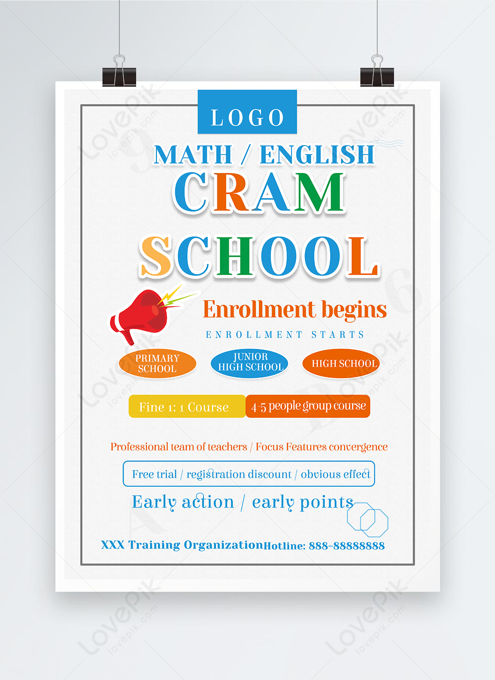 Fresh mathematics english tuition class enrollment poster template  image_picture free download 