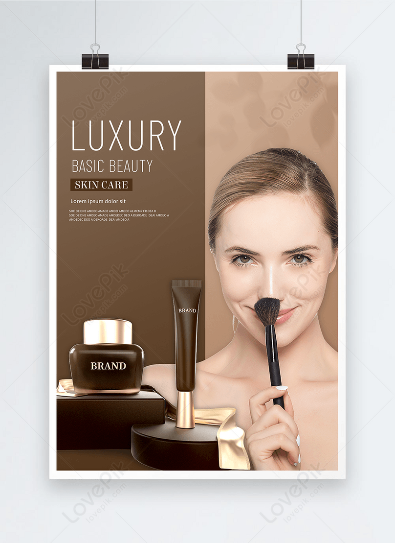 Ombord køleskab Rund Simple cosmetic model poster template image_picture free download  465378979_lovepik.com