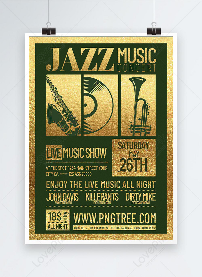 vintage jazz concert posters