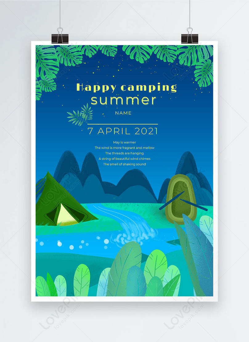 Summer camp promotion poster template image_picture free download Throughout Summer Camp Brochure Template Free Download