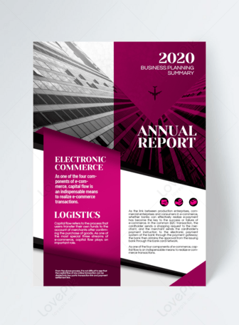 Download 2020 Business Annual Report Template Image Picture Free Download 465481501 Lovepik Com