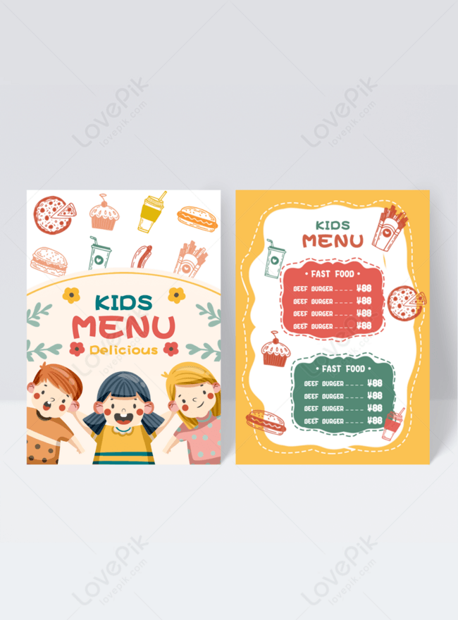 Thiết kế menu trẻ em là một công việc thú vị và đầy trách nhiệm để gây ấn tượng cho khách hàng nhỏ tuổi. Hãy nhanh tay nhấn vào hình ảnh để tìm hiểu những ý tưởng sáng tạo và đầy màu sắc cho menu trẻ em đáng yêu nhé! 
