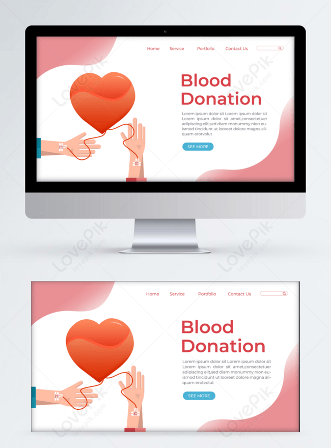 hand-drawn-style-voluntary-blood-donation-promotion-web-ui-design