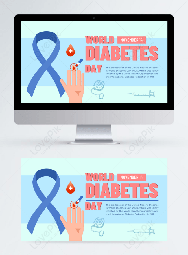 Promoción Del Día Mundial De La Diabetes De Estilo De Dibujos Animados  Diseño De Interfaz De Usuario Web | Descarga Plantilla de diseño PSD  Gratuita - Lovepik