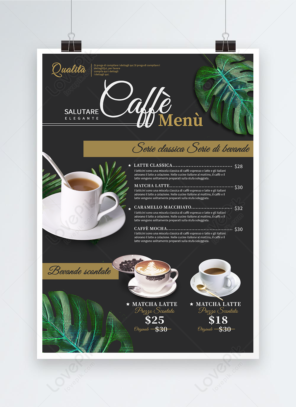 Thiết kế menu cafe đẹp | Mẫu menu đẹp cho quán cafe được ưa chuộng