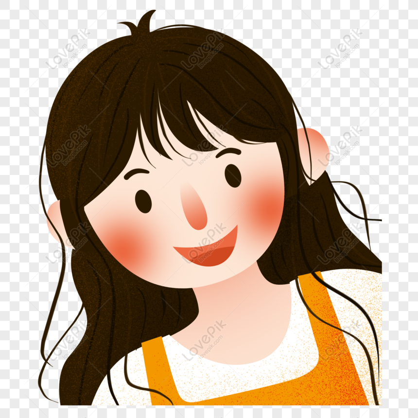 Cute Girl Avatar Icon Cartoon Little Woman Profile Mascot Vector  Illustration Girl Head Face Business User Logo 9749880 Vector Art at  Vecteezy