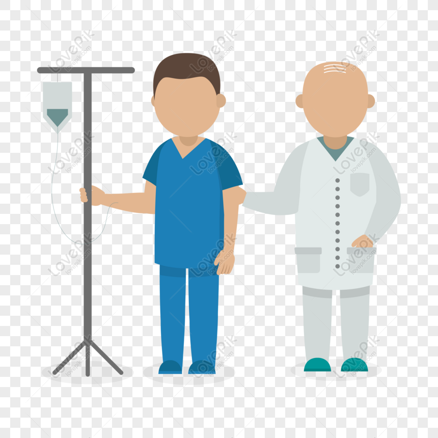 Free Hospital Medical Doctor With Patient Cartoon Vector Elements PNG  Transparent PNG & AI image download - Lovepik