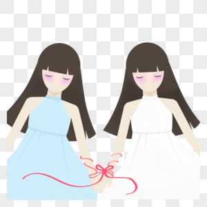 twin girls cartoon