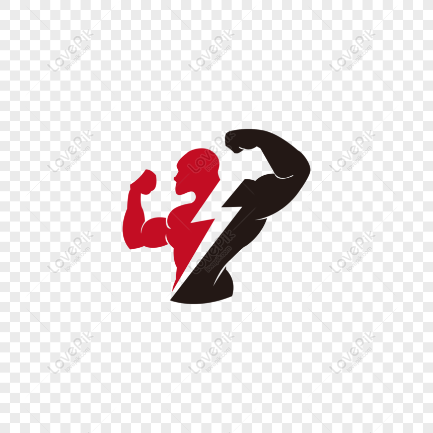 Free Red Black Fitness Vector Free PNG PNG & AI image download - Lovepik