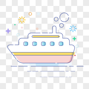 MBE style yacht vector icon, MBE, vector, boat png hd transparent image